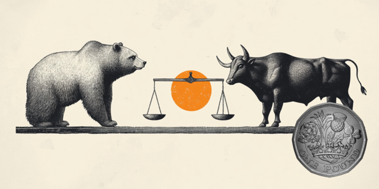 英镑在英国央行政策决定前谨慎交易