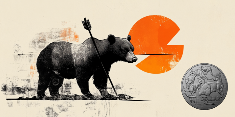 澳元/美元：在澳大利亚储备银行（RBA）实施鸽派降息后，澳元/美元小幅下跌至0.6550以下